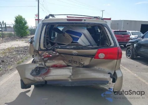 2006 Toyota Sienna Ce 7 Passenger/Ce 8 Passenger z USA, uszkodzony, nr VIN 5TDZA29C56S506474